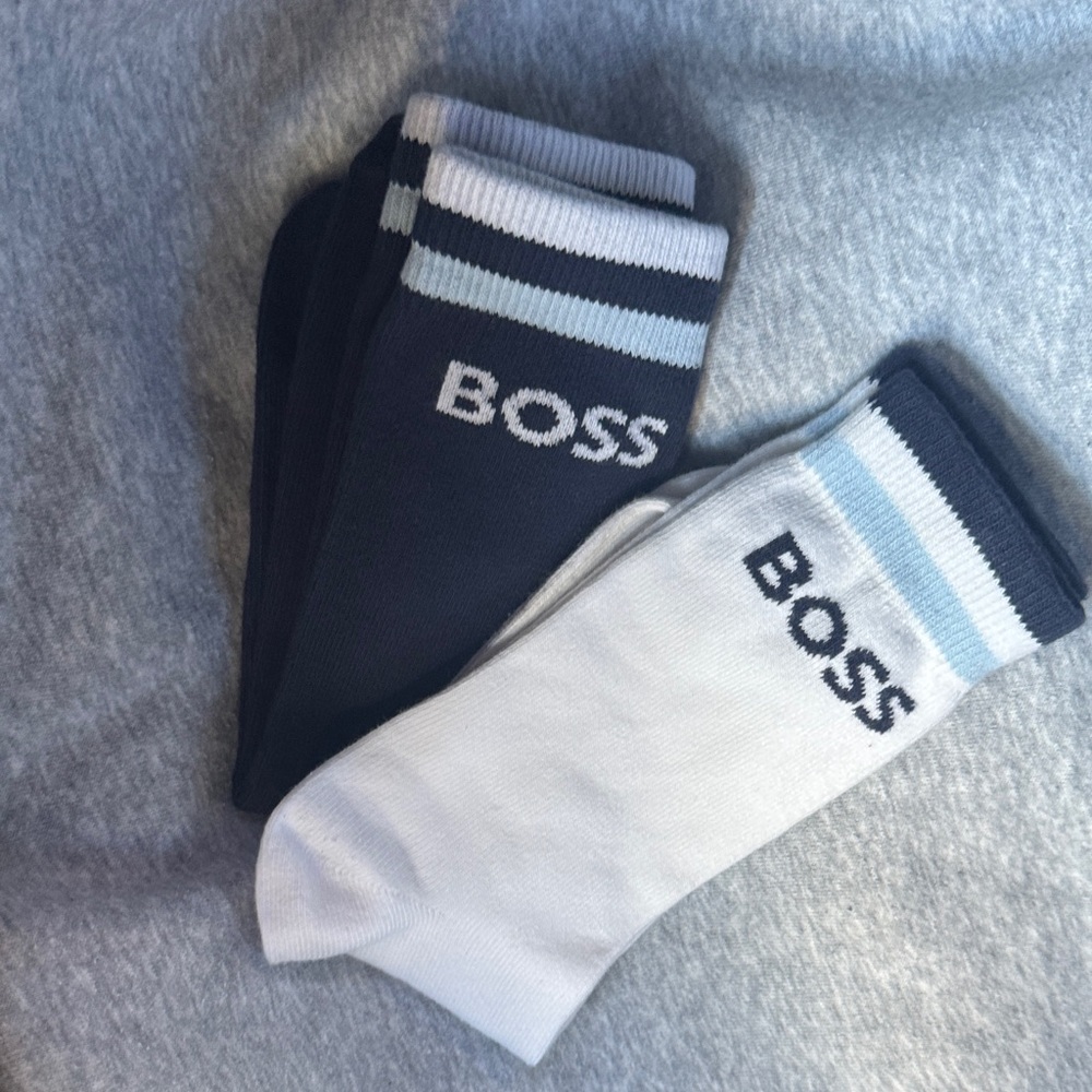BOSS Men's Socks -  and White